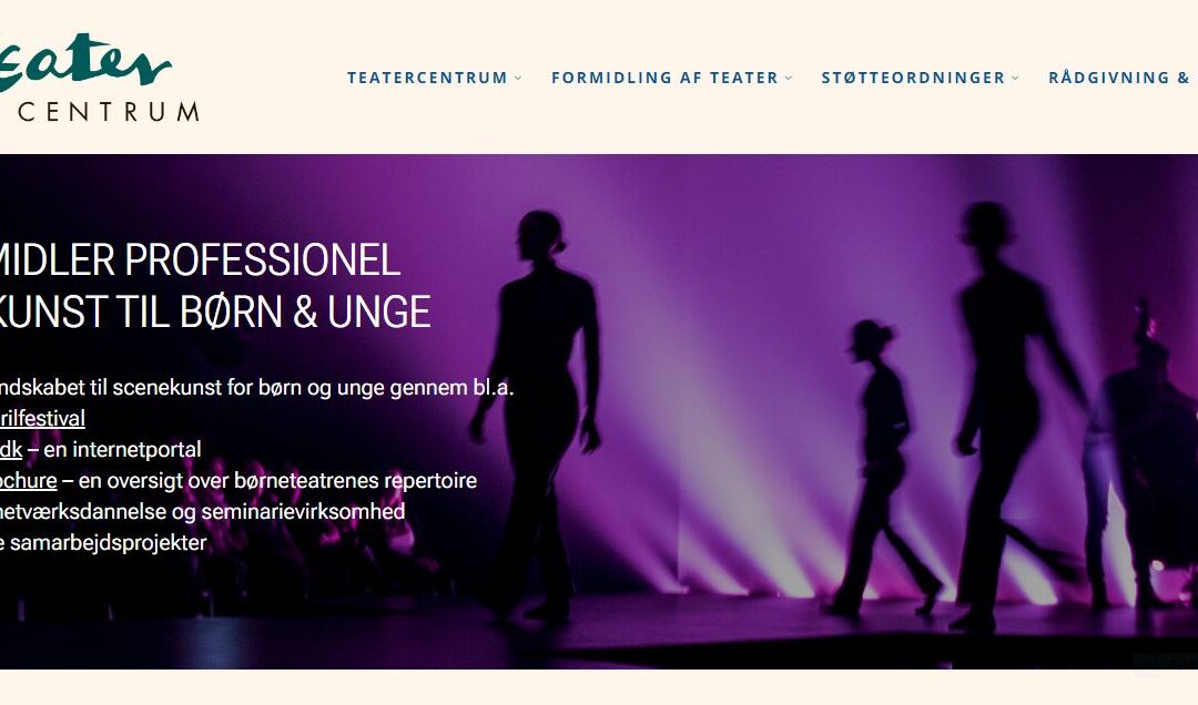 Teatercentrum har fået ny hjemmeside