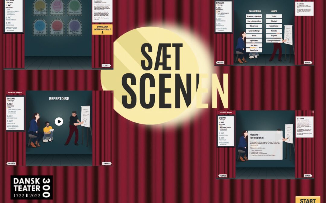 Elever sætter scenen for leg og læring