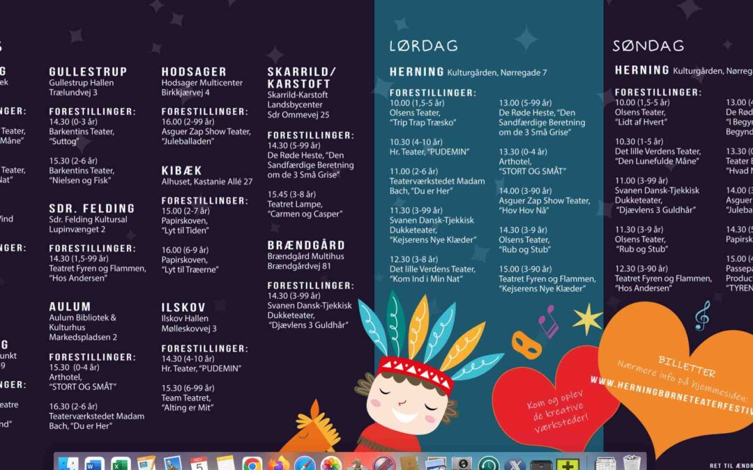 Herning Børneteaterfestival 4.-6. november 2022
