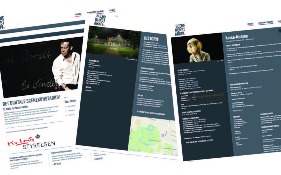Scenekunstarkivets digitale epoke er i fuld gang